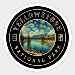 USA - NATIONAL PARK - Yellowstone Park - YELLOWSTONE - 2 Sticker